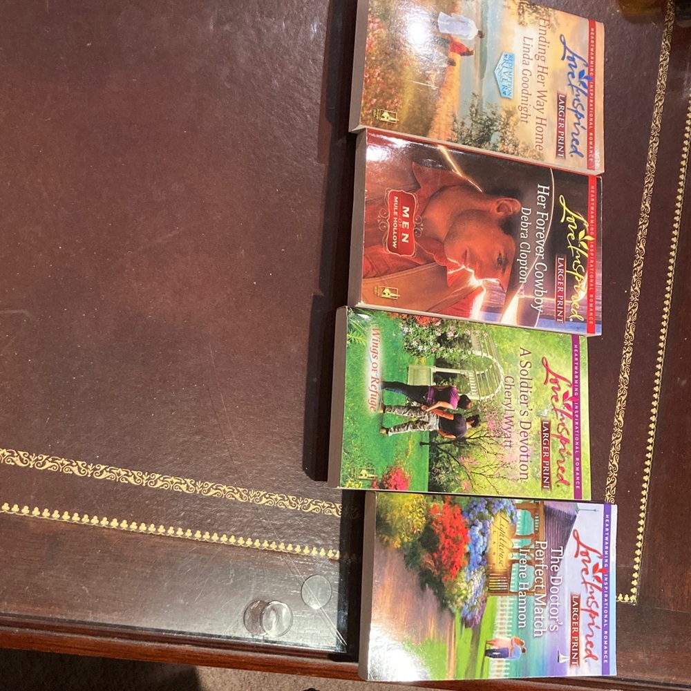 Love Inspired Romance Book Set-larger print